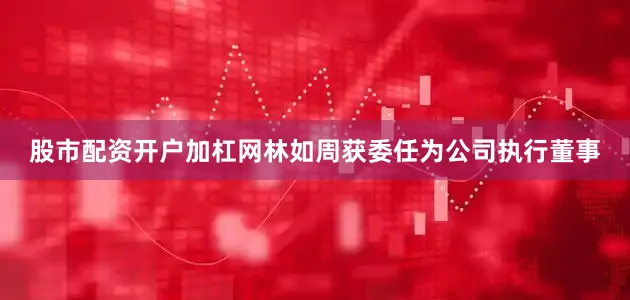 股市配资开户加杠网林如周获委任为公司执行董事
